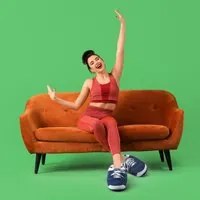 Pantofole sneaker blu K bianca taglia unica