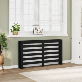 Copertura Termosifone Nera 149x20x82 Cm Legno Multistrato /