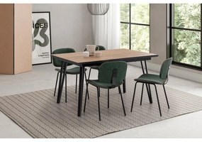 Tavolo da pranzo con piano in rovere 90x140 cm Cleo - Marckeric
