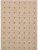 Arte International Carta da parati Dots - 31029 - Pale Sienna