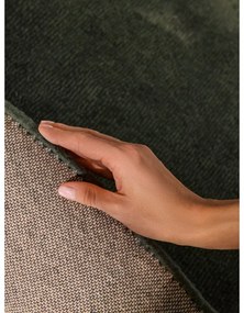 Tappeto rotondo verde scuro in misto lana tessuto a mano ø 160 cm Kari Organic – Villeroy&amp;Boch