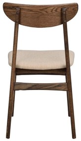 Sedie da pranzo marroni in un set di 2 Rodham - Rowico