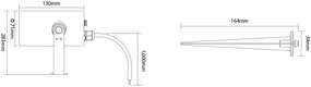 Faretto da Giardino 12W RGB+CCT IP66 con Picchetto ZIGBEE 3.0 Dimm. Colore RGB+CCT