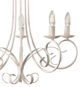 ONLI - Lampadario a sospensione con catena POMPEI 5xE14/6W/320V color crema