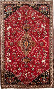 Gashghai Tappeto 280x170 Rosso (Iran) Annodato A Mano