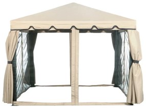 Telo di ricambio in poliestere per gazebo Lusso beige 300 x 300 cm