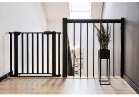 KINDERKRAFT - Barriera di sicurezza LOCK&amp;GO 75-103 cm nero