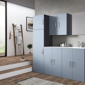Lavatoio per bucato in resina bianco Desi vasca destra L141 P51,5 cm