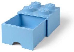 Scatola portaoggetti azzurra quadrata - LEGO®