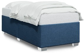 Giroletto Senza Materasso Blu 90x200 Cm İn Tessuto /