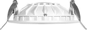 Faro LED da incasso Rotondo Luce INDIRETTA 8W Foro Ø92mm Colore Bianco Naturale 4.000K