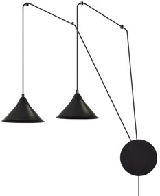 Piantana a Sospensione ABRAMO 2 BLACK