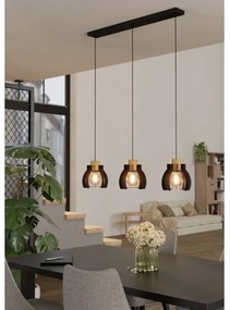 Eglo 43925 - Lampadario a sospensione con filo STILLINGTON 3xE27/40W/230V