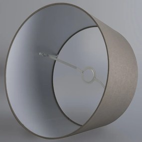 Lampada a sospensione moderna bianca con paralume 45 cm color tortora - Combi 1