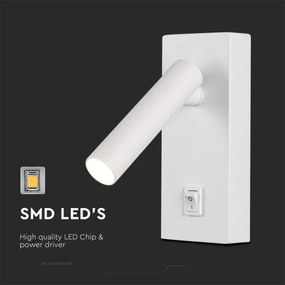 Luce Spot da parete a LED LED/2W/230V 3000K bianco