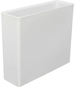 Fioriera VOGHERA in polietilene bianco H 77 cm L 90 x P 29 cm