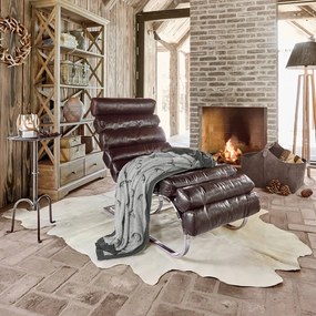 LOBERON Tappeto in pelle di mucca Edward
