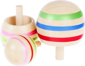 Set di 3 trottole in legno - Rex London