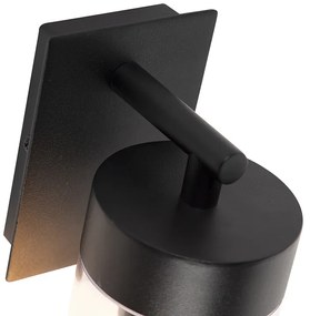 Applique esterno nera incl lampadina smart E27 ST64 - RULLO