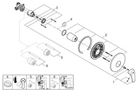 GROHE 29116000 - Miscelatore doccia START FLOW cromo lucido