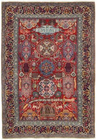 Tabriz Tappeto 200x140 (Iran) Annodato A Mano