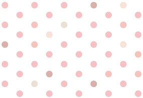 Carta da parati – Punti rosa