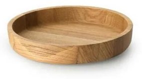 Continente C4134 - Ciotola in legno 25x4,8 cm rovere