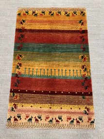 Loribaft Tappeto persiano 80 x 130 Giallo (Iran) Annodato A Mano