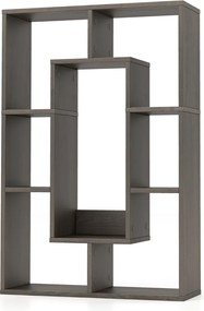 Costway Libreria geometrica a 7 cubi, Moderna scaffale aperto da pavimento con dispositivo anti-ribaltamento per studio 5 Colori