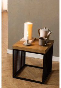 Tavolino con piano effetto rovere 40x40 cm Strington – Actona