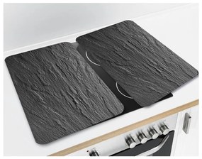 Set di 2 cappe da cucina in vetro con, 52 x 30 cm Slate - Wenko