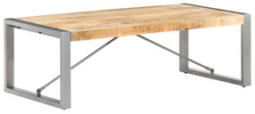 Tavolino Da Salotto 120x60x40 Cm İn Legno Di Mango Grezzo /