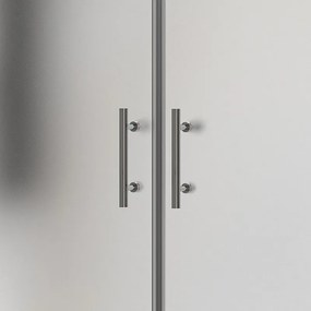 Porta doccia saloon 115 cm vetro opaco altezza 200h | KSAL2800AI - KAMALU