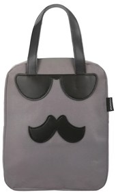 Borsa termica porta pranzo baffi grigio 6,5 L Cooler