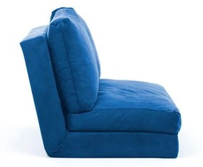 Divano letto blu 120 cm Taida - Balcab Home