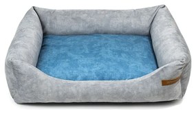 Letto per cani blu-grigio chiaro 75x85 cm SoftBED Eco L - Rexproduct