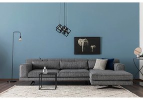 Divano angolare grigio scuro, angolo destro Jivago - Artie