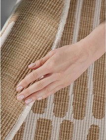 Tappeto da interno/esterno rotondo color crema/di colore naturale ø 160 cm Haringey Bounds – Ted Baker