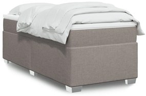 Giroletto A Molle Con Materasso Tortora 100x200 Cm İn Tessuto /