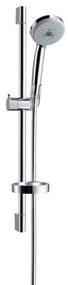 Doccetta con flessibile doccia e barra di scorrimento HANSGROHE Croma 100 in abs cromo anticalcare 3 getti