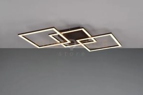 Trail plafoniera/applique led 31w 3550lm, 4000 nera orientabile l....