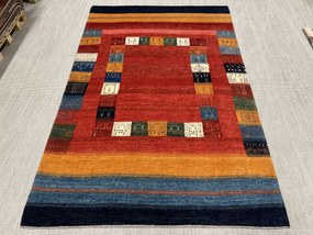 Gashguli Tappeto 230x340 Rosso (Iran) Annodato A Mano