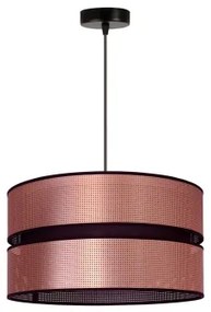 Duolla - Lampadario a sospensione con filo COPPER SHINY 1xE27/15W/230V diametro 40 cm rame/nero