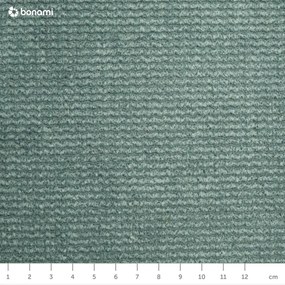 Divano turchese allungabile/con contenitore con rivestimento in velluto a coste 215 cm Bjork – Bonami Selection