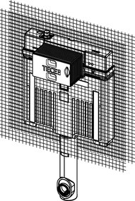 Cassetta scarico per muratura 8 cm per WC a terra Tecebox Octa II 9370500 Tece