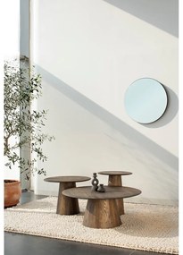 Tavolino rotondo in rovere massiccio ø 40 cm Mushroom – Gazzda