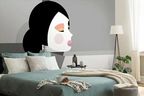 Carta da parati – Donna sconosciuta dall'estremo oriente