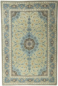 Kashan Tappeto persiano 390 x 260 Verde (Iran) Annodato A Mano
