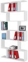 Libreria Calli 84X192X24 Colore Bianco Lucido