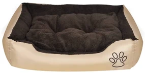 Letto caldo per cani con cuscino imbottito m